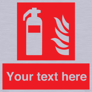 Custom Fire extinguisher Sign